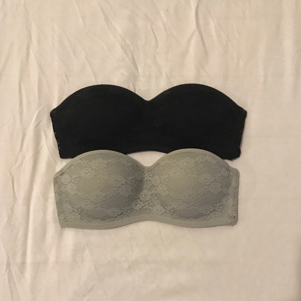 ✨TWO✨ Victoria’s Secret PINK Lace Bandeau